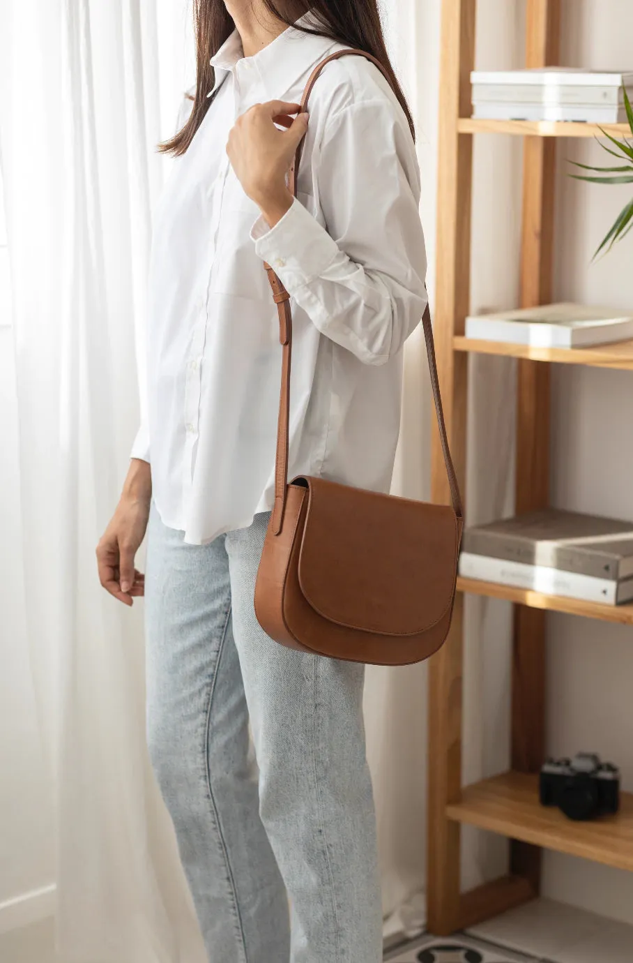 Leather crossbody bag - Iberá