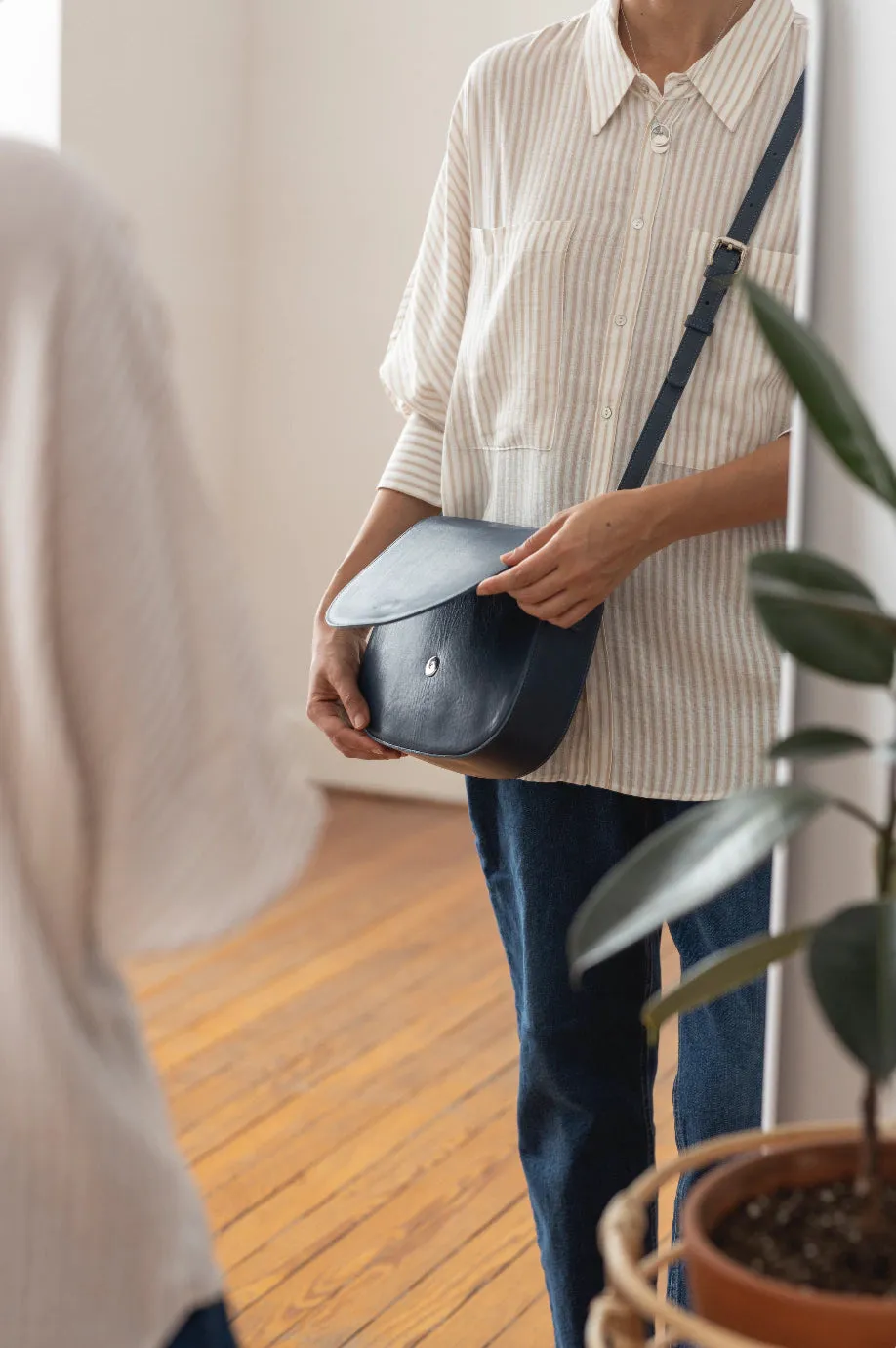 Leather crossbody bag - Iberá