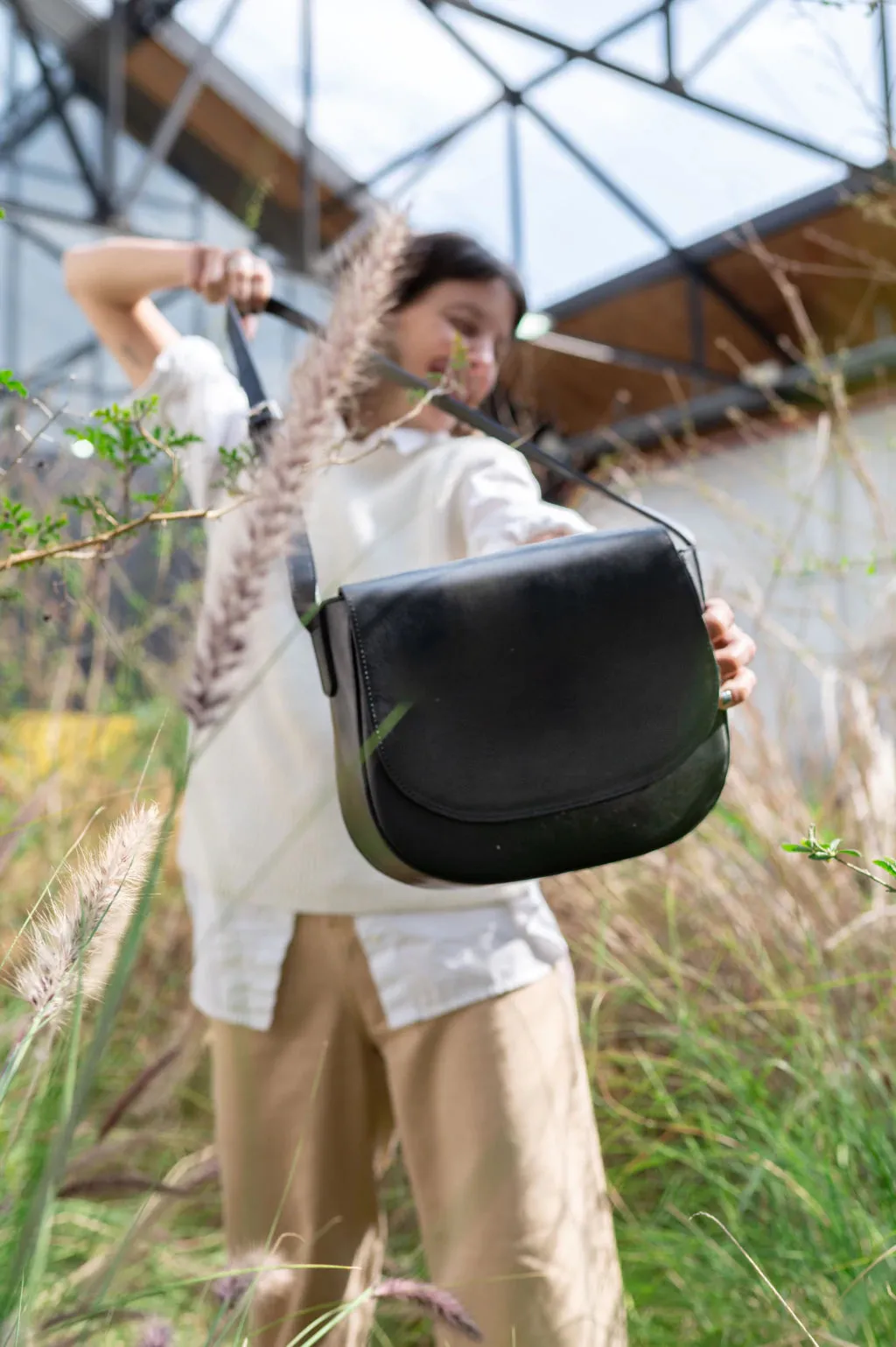 Leather crossbody bag - Iberá