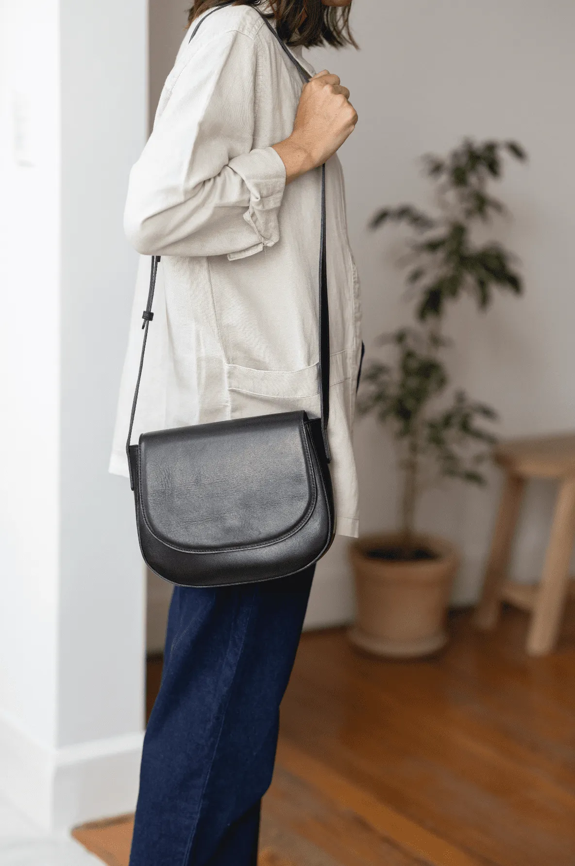 Leather crossbody bag - Iberá