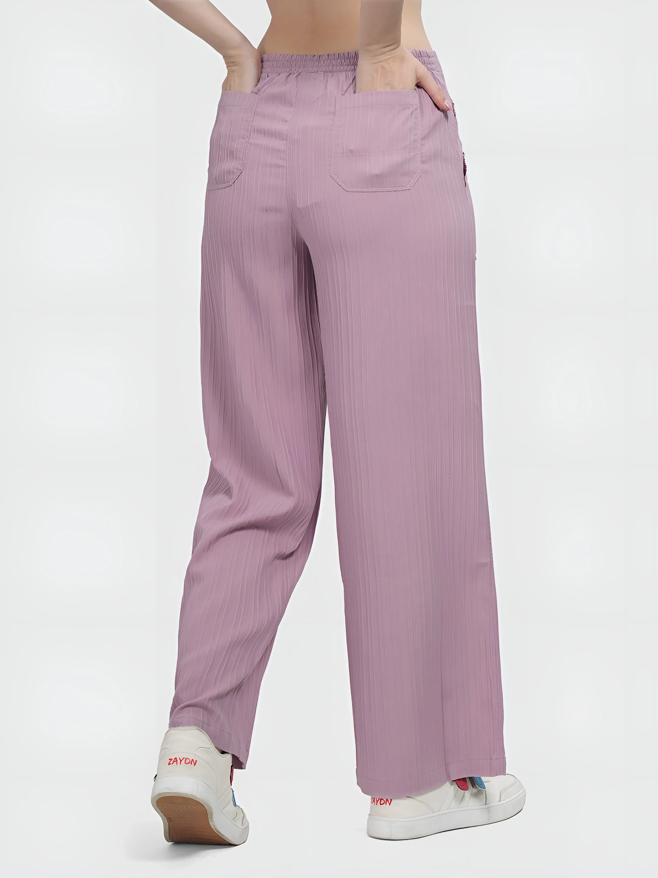 Lilac Colour | Women Formal Trousers Regular Fit