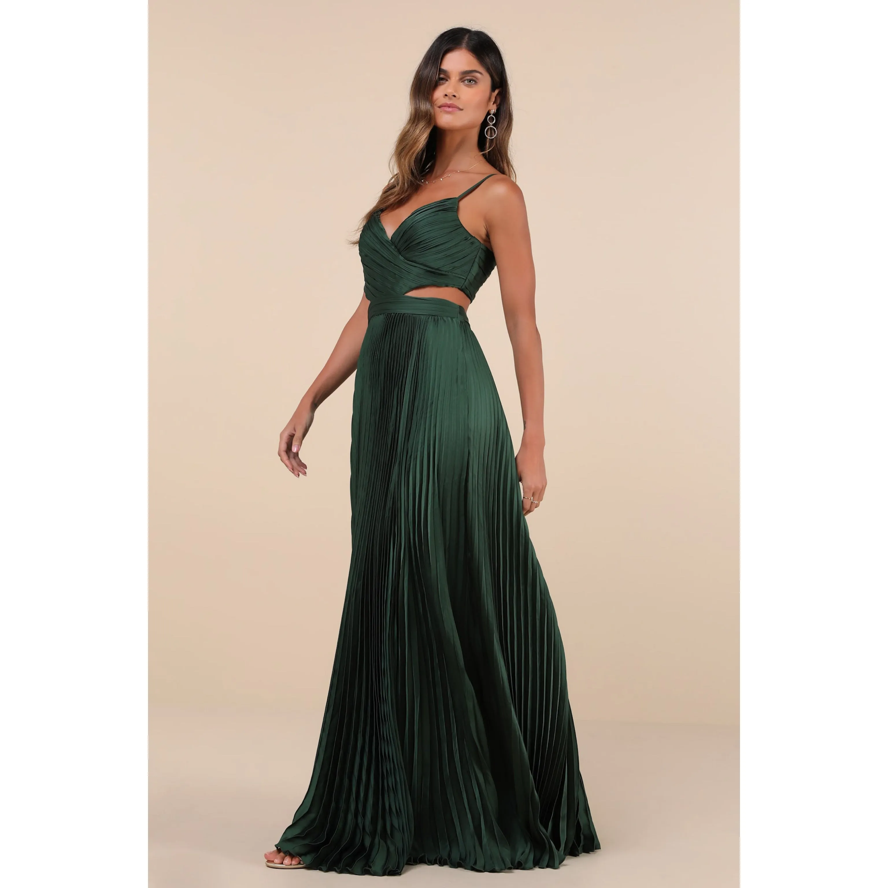 Lulu's evergreen dress, size S