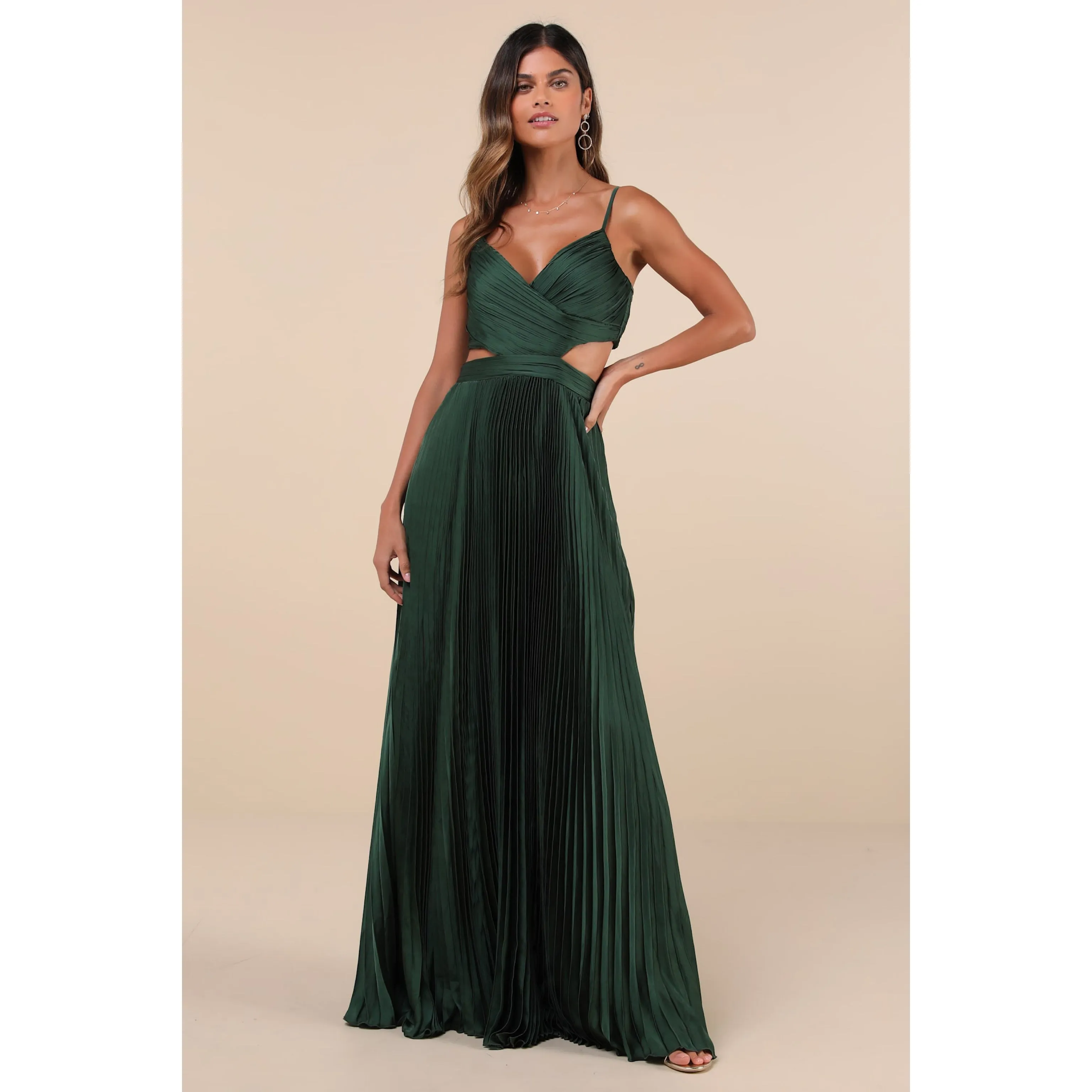 Lulu's evergreen dress, size S