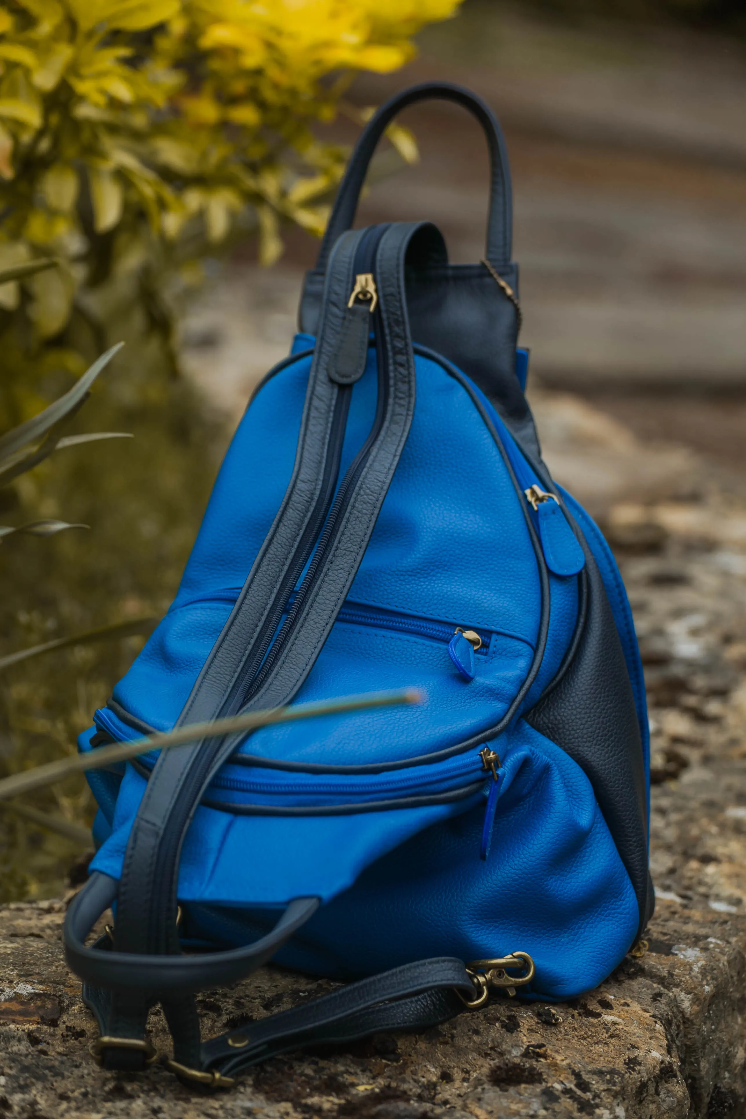 Luna Backpack Milled Cow Leather