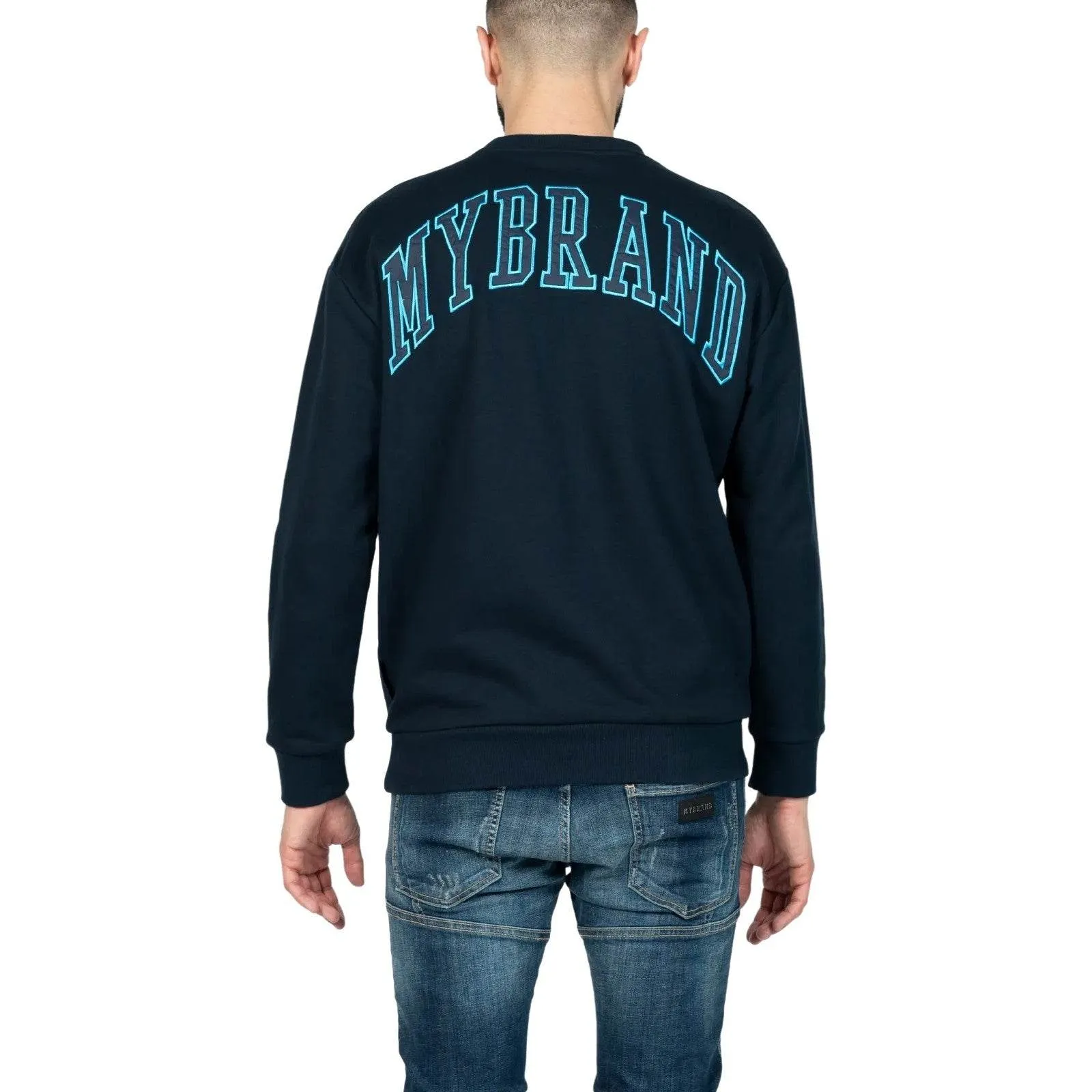 Maglioni Uomo My Brand - My Brand Back Sweater Navy - Blu