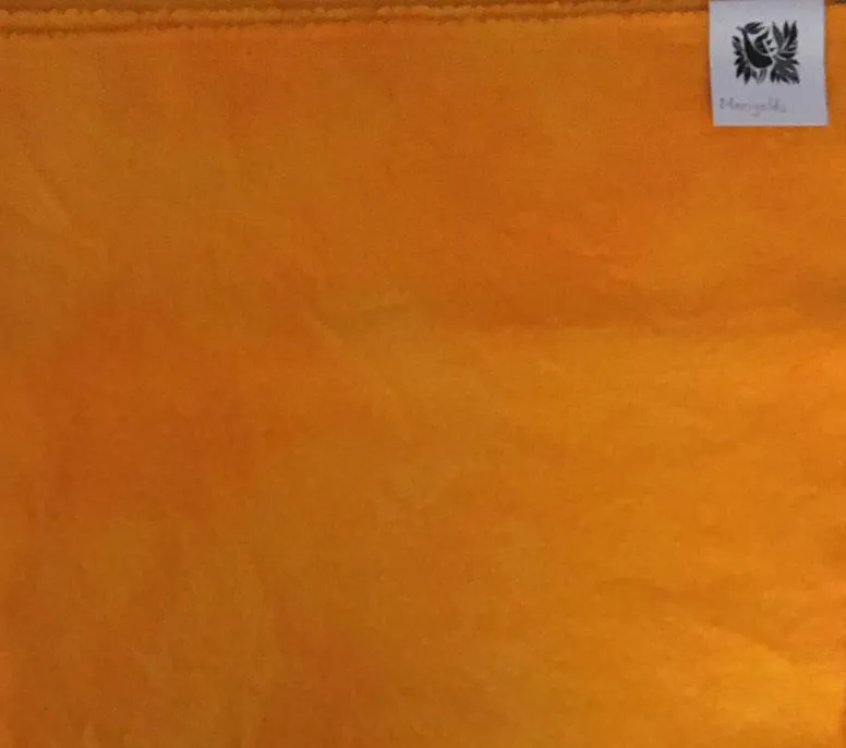 MARIGOLD Hand Dyed HALF YARD Wool Fabric for Wool Applique and Rug Hooking