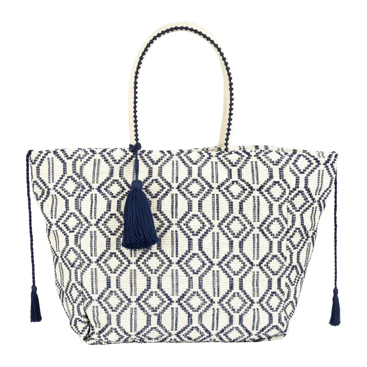 Marseille Navy Tote Bag