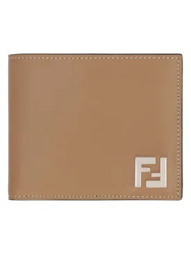 Men's Ff Bi Fold Leather Wallet in Brown | Size UNICA | 7M0356AFF2