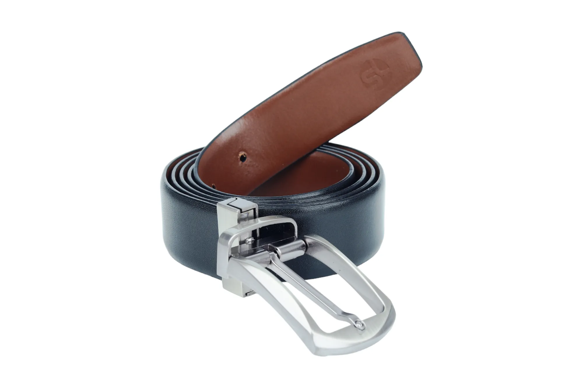 Mens Premium Reversible leather Formal Belt 57403