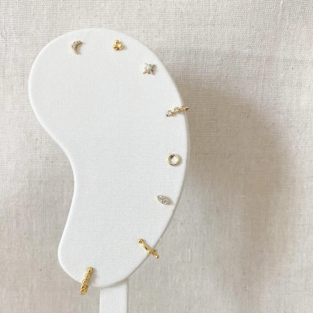 Micro Circle Studs