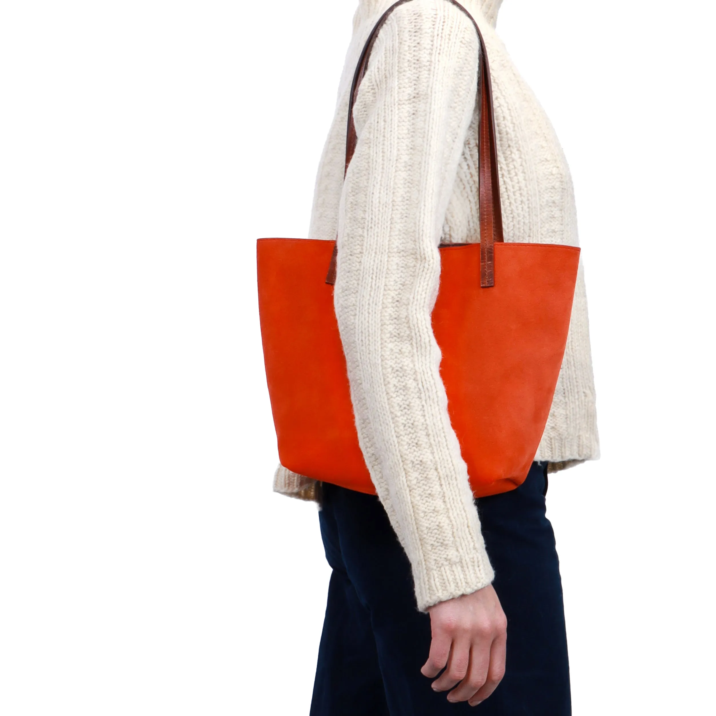 MINI ESSENTIAL TOTE CLAY SHAGREEN