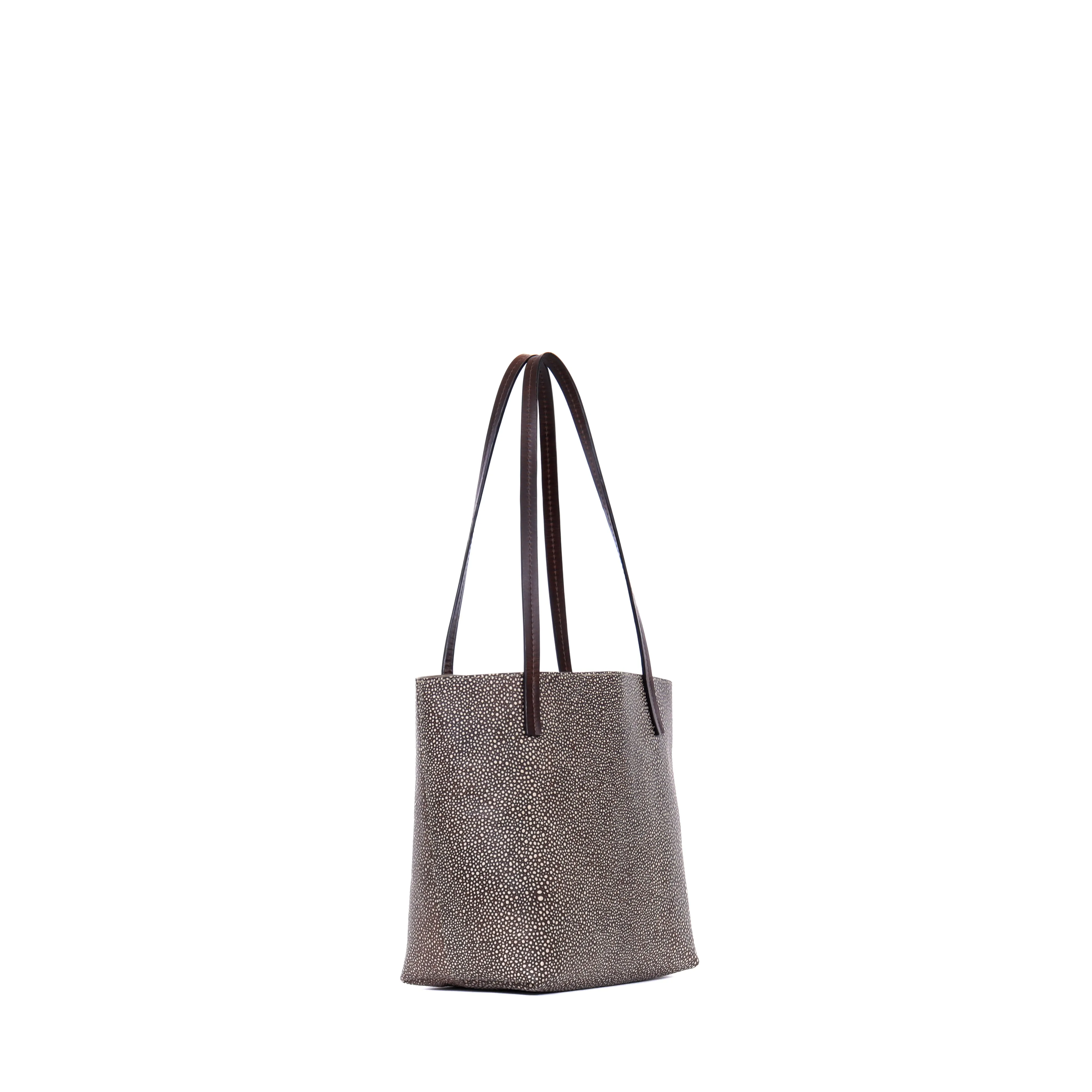 MINI ESSENTIAL TOTE CLAY SHAGREEN