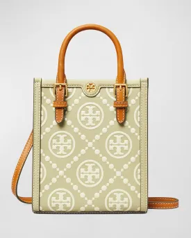Mini T Monogram North-South Tote Bag