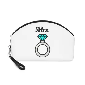 Mrs. Wedding Ring-Makeup Bag