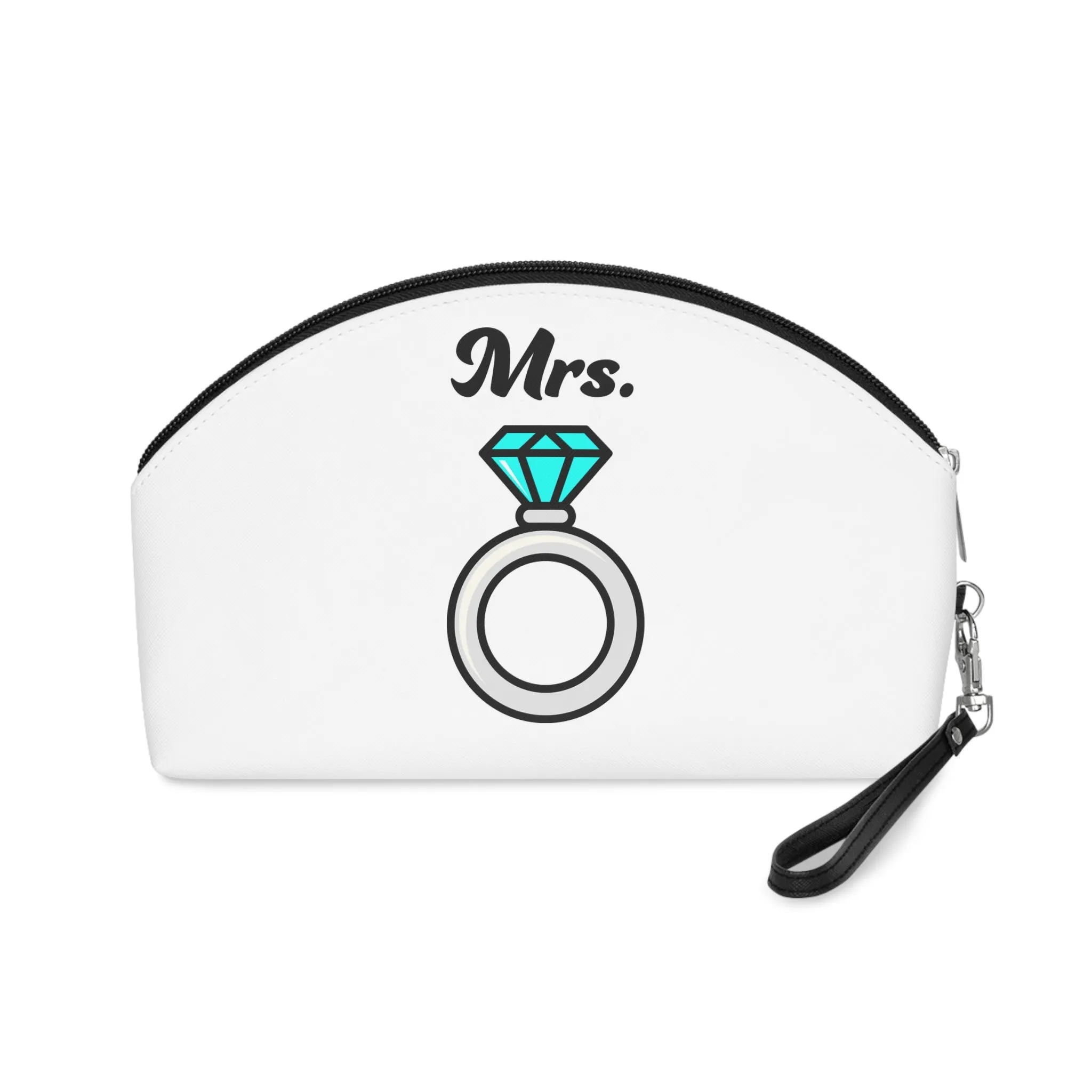 Mrs. Wedding Ring-Makeup Bag