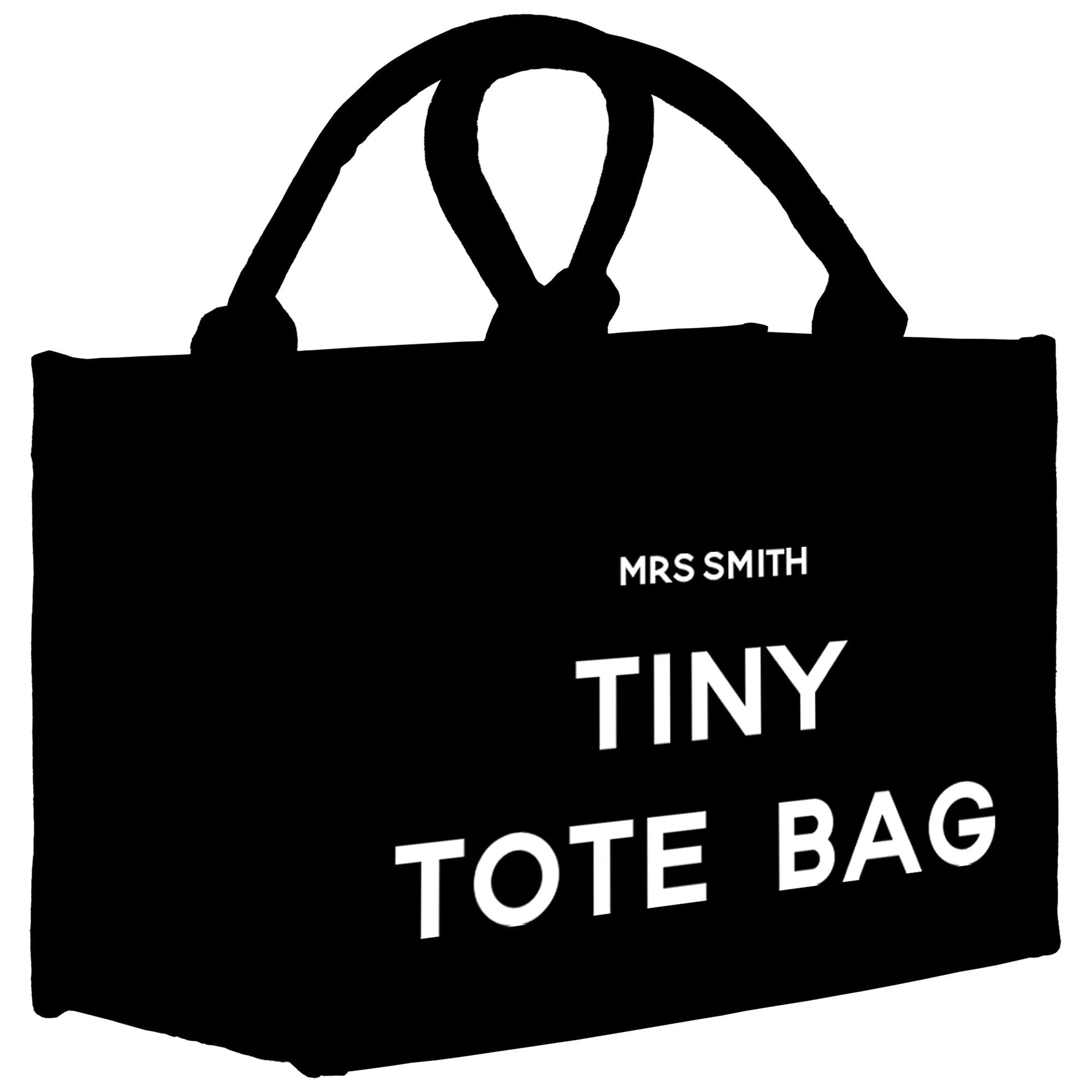 Personalized Tiny Tote Bag with Mrs Name Custom Birthday Gift Bag for 18th 21st 30th 40th 50th (PTTB1001)
