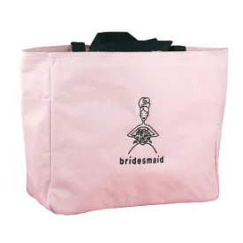 Pink Bridesmaid Tote Bag