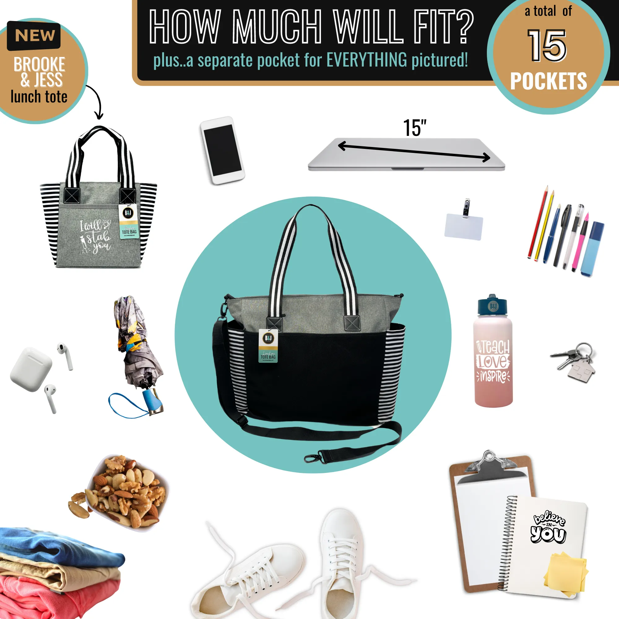 Plain LouLou Gray Tote Bag