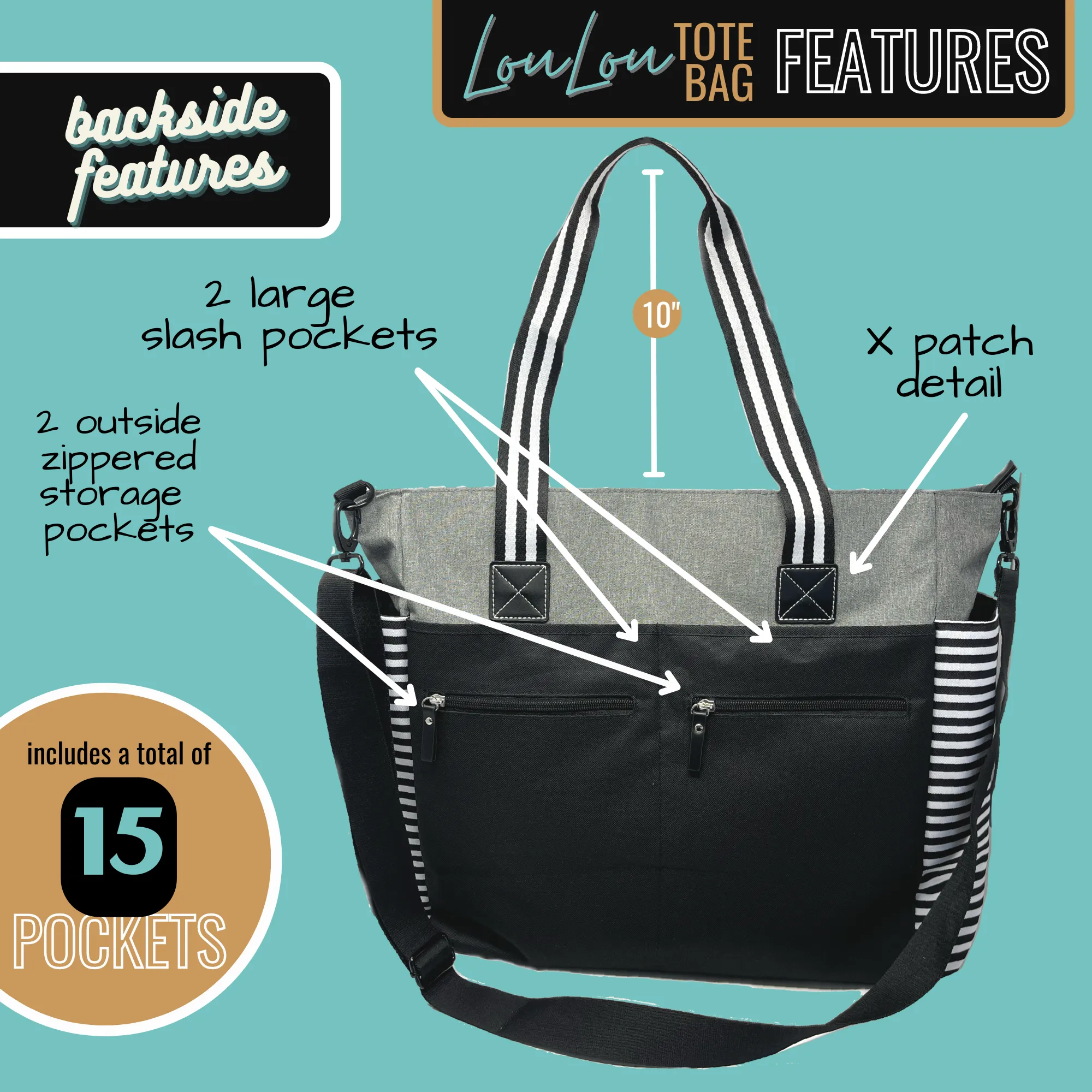 Plain LouLou Gray Tote Bag