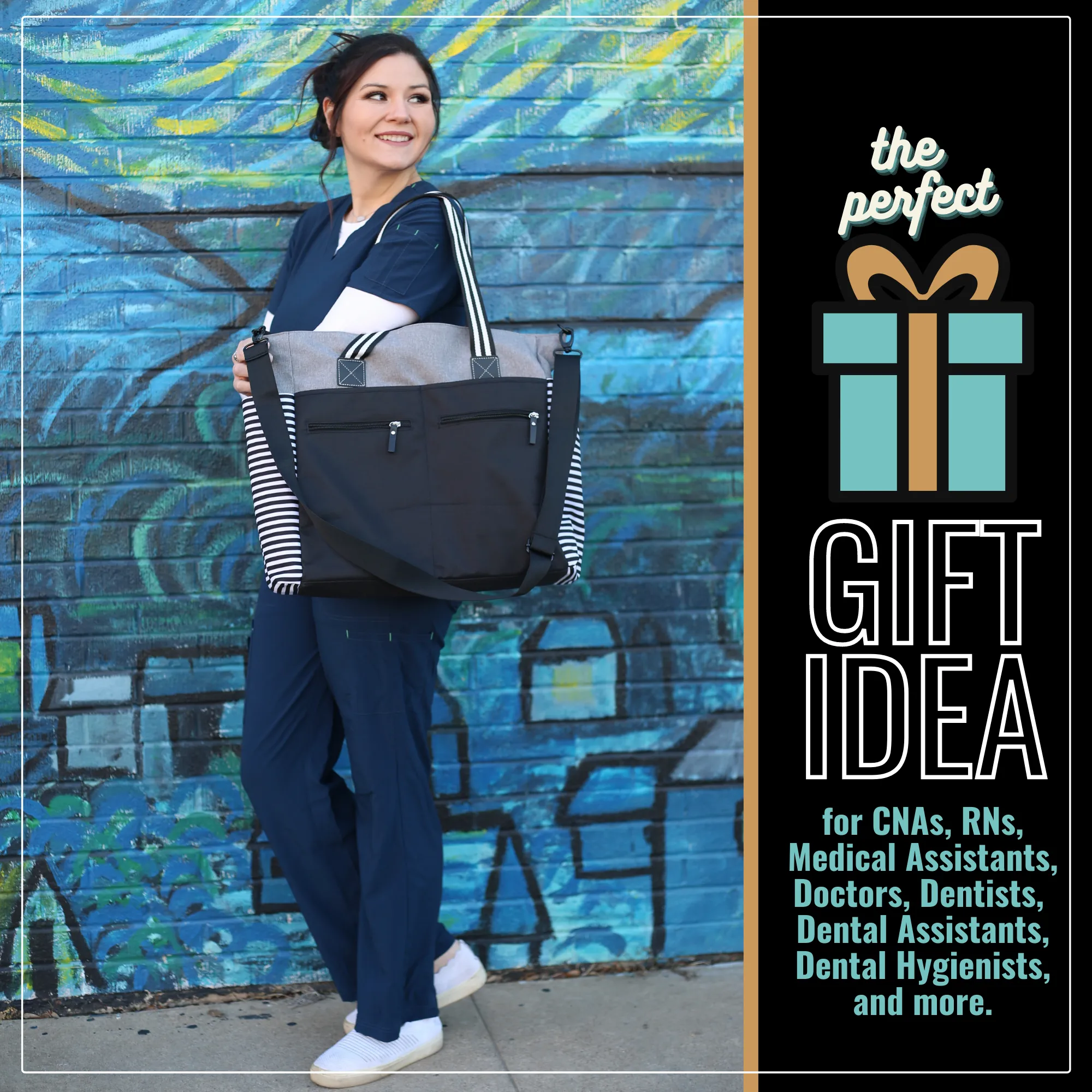 Plain LouLou Gray Tote Bag