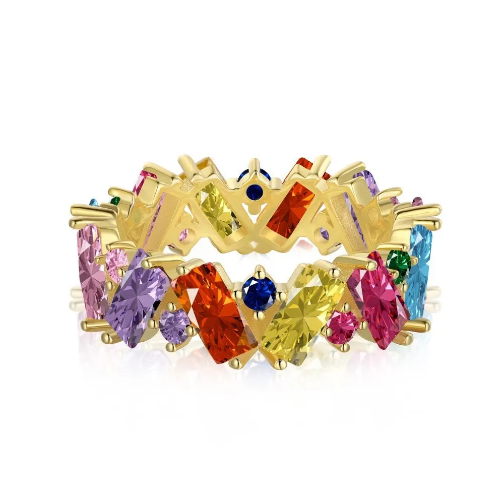 Rainbow rings