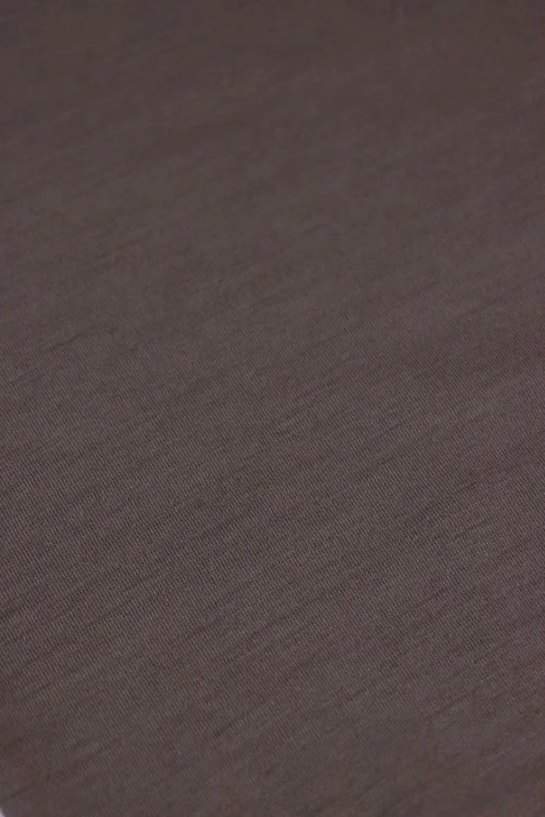 Sable Brown Kerry 100% Superwash Wool Jersey Knit | By The Half Yard