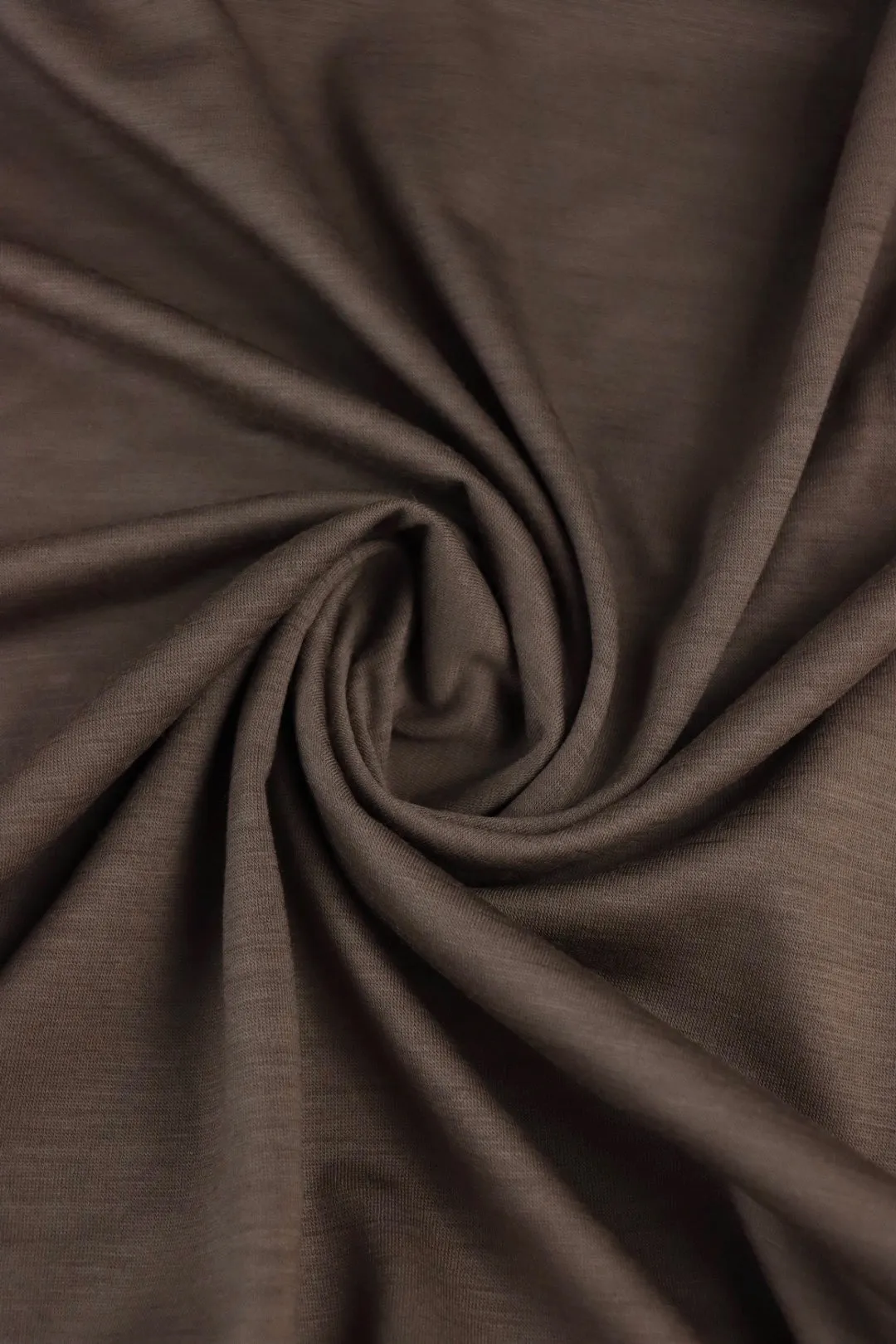 Sable Brown Kerry 100% Superwash Wool Jersey Knit | By The Half Yard