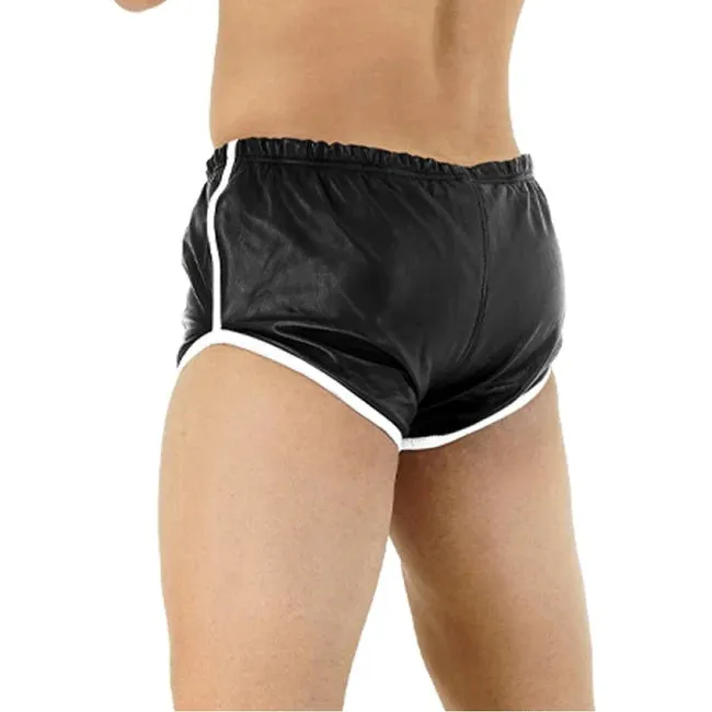 Sheep Leather Men's Shorts With White Lining