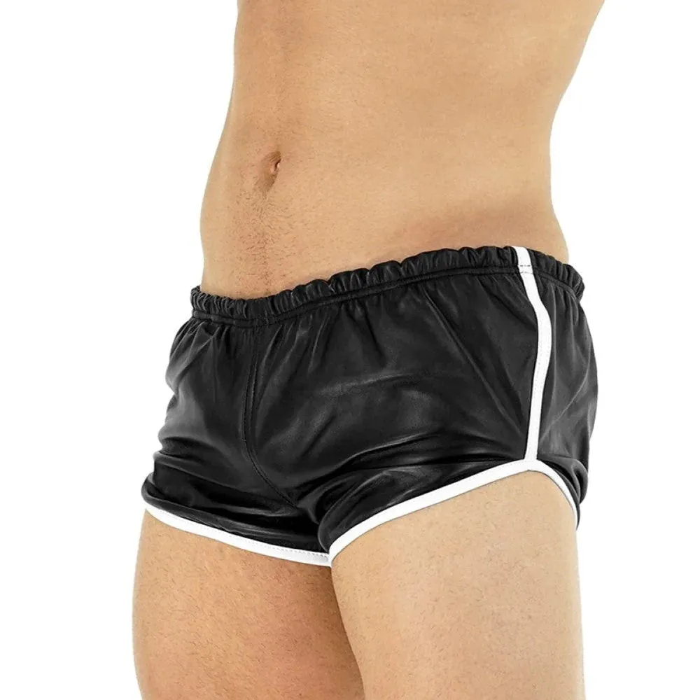 Sheep Leather Men's Shorts With White Lining