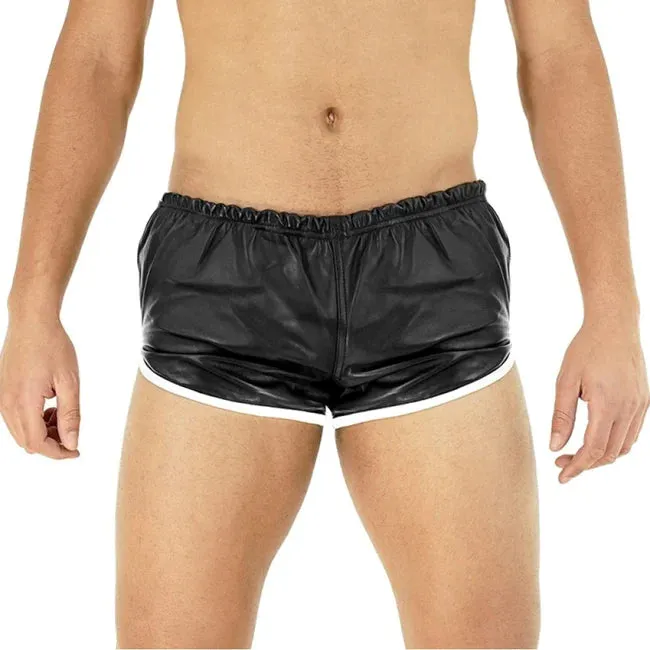 Sheep Leather Men's Shorts With White Lining