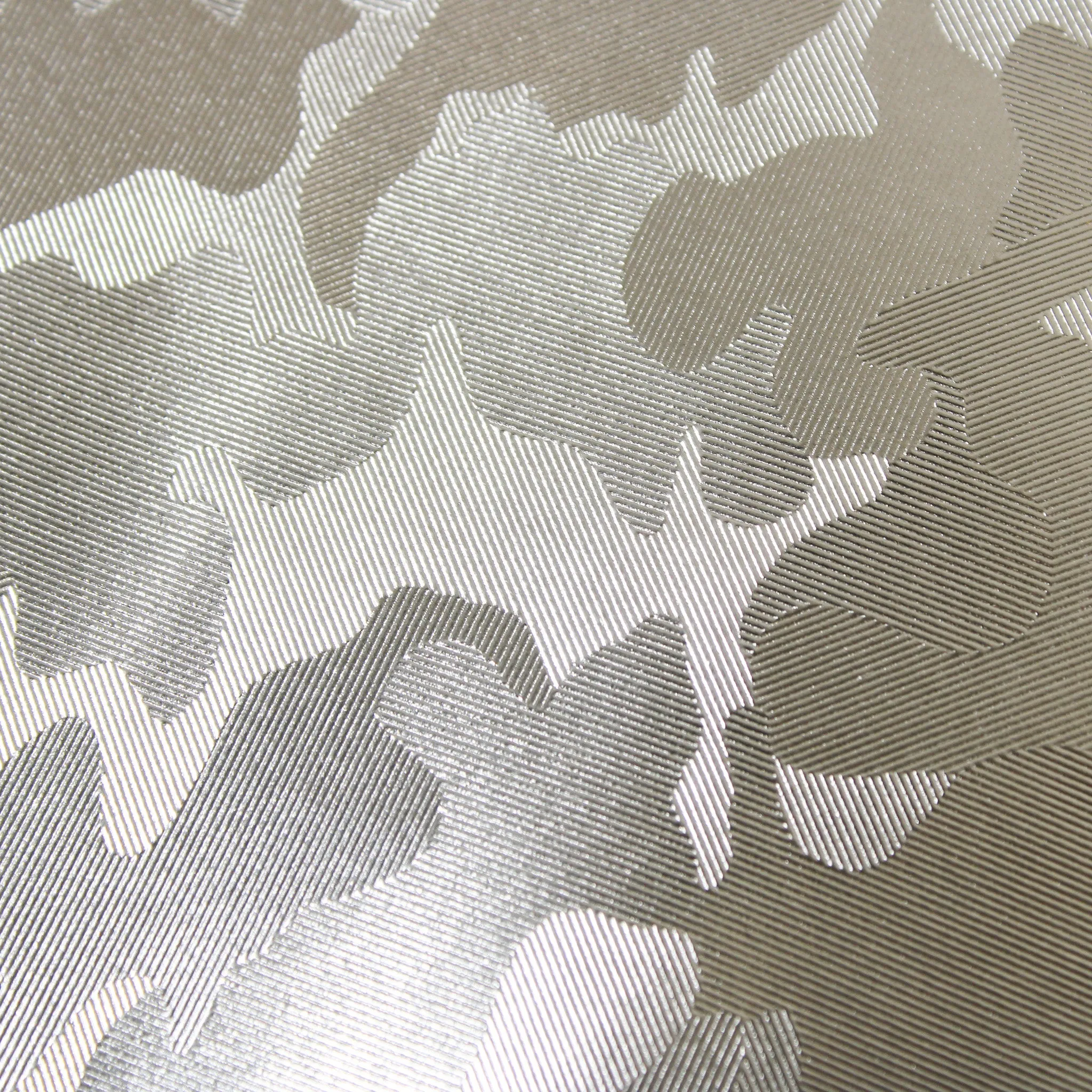 SILVER CAMOUFLAGE COW HIDE