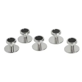 Simon Carter Shirt Dress Studs - Silver/Black