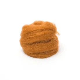 Toffee Corriedale Wool Roving 1 oz.