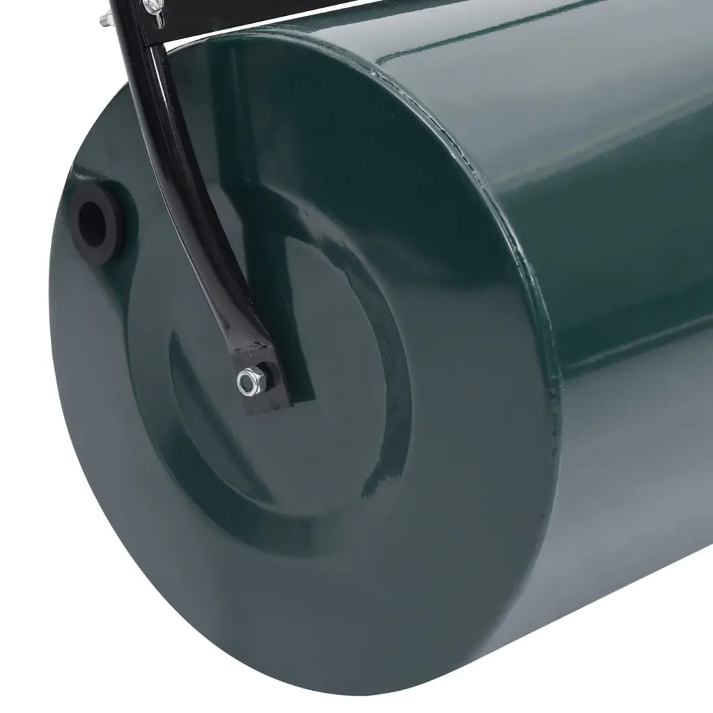 vidaXL Lawn Roller Green and Black 63 cm 50 L