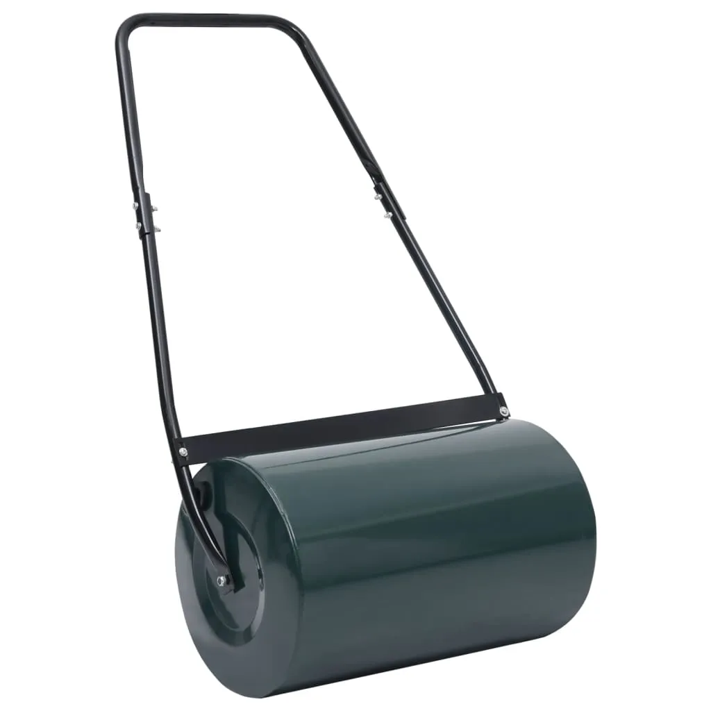 vidaXL Lawn Roller Green and Black 63 cm 50 L