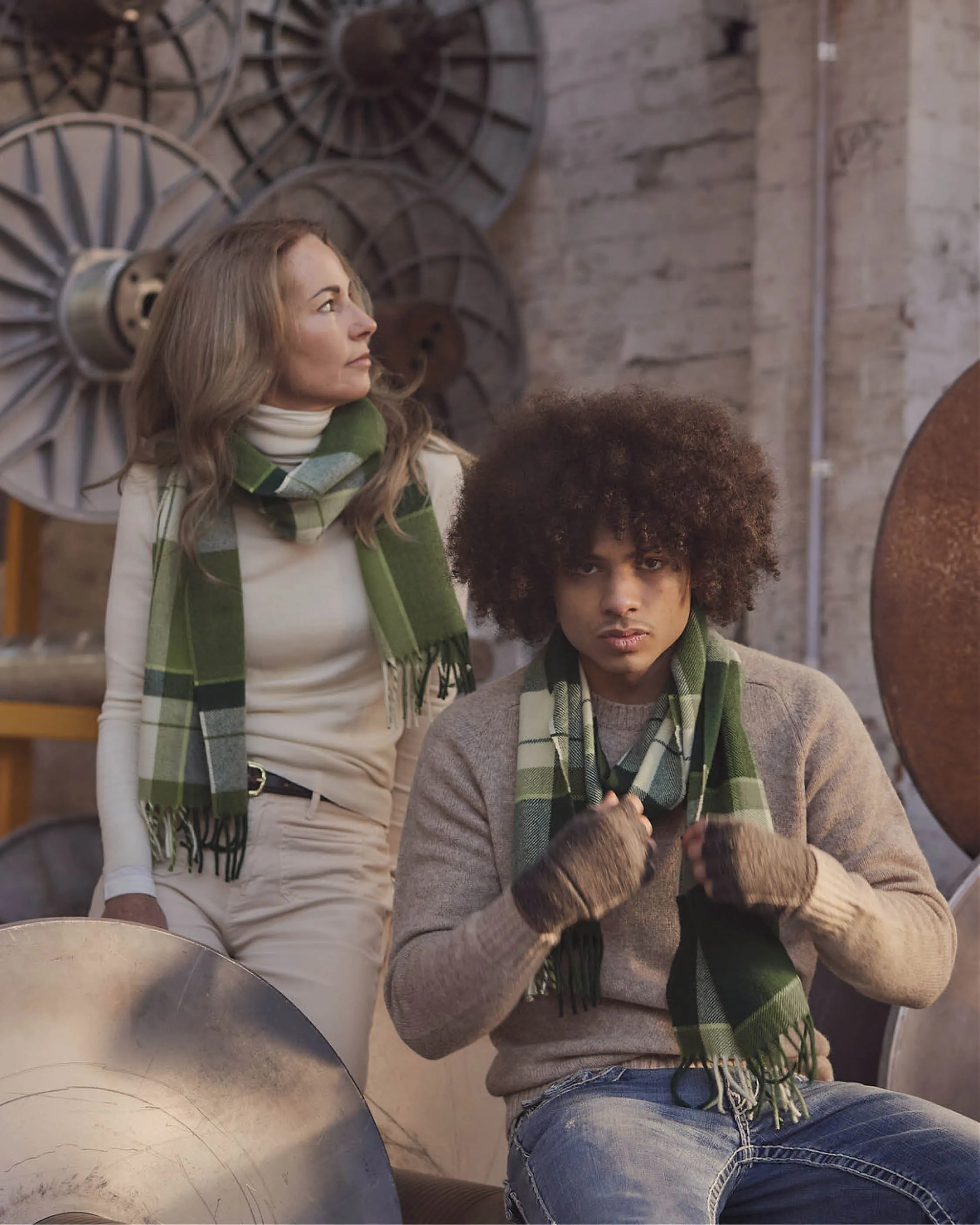 Waverley Mills Collector’s Edition 150th Anniversary Scarf in Green